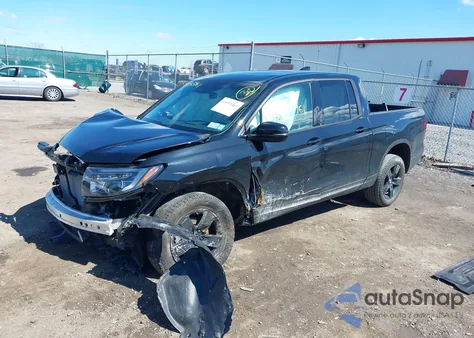 2024 Honda Ridgeline Black Edition из США, поврежденный, VIN 5FPYK3F87RB026273